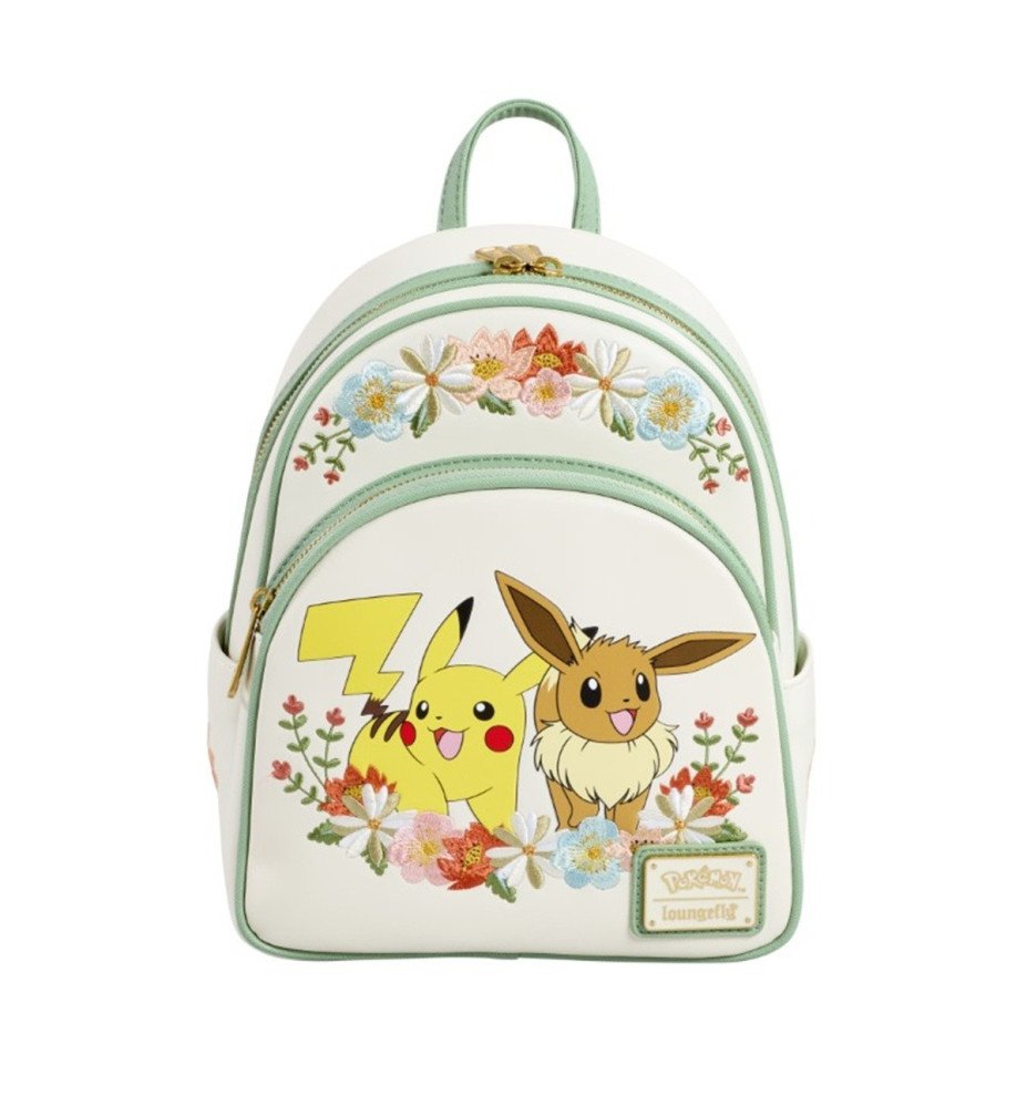 Sac à dos Pokémon Pikachu et Evoli Floral - Loungefly