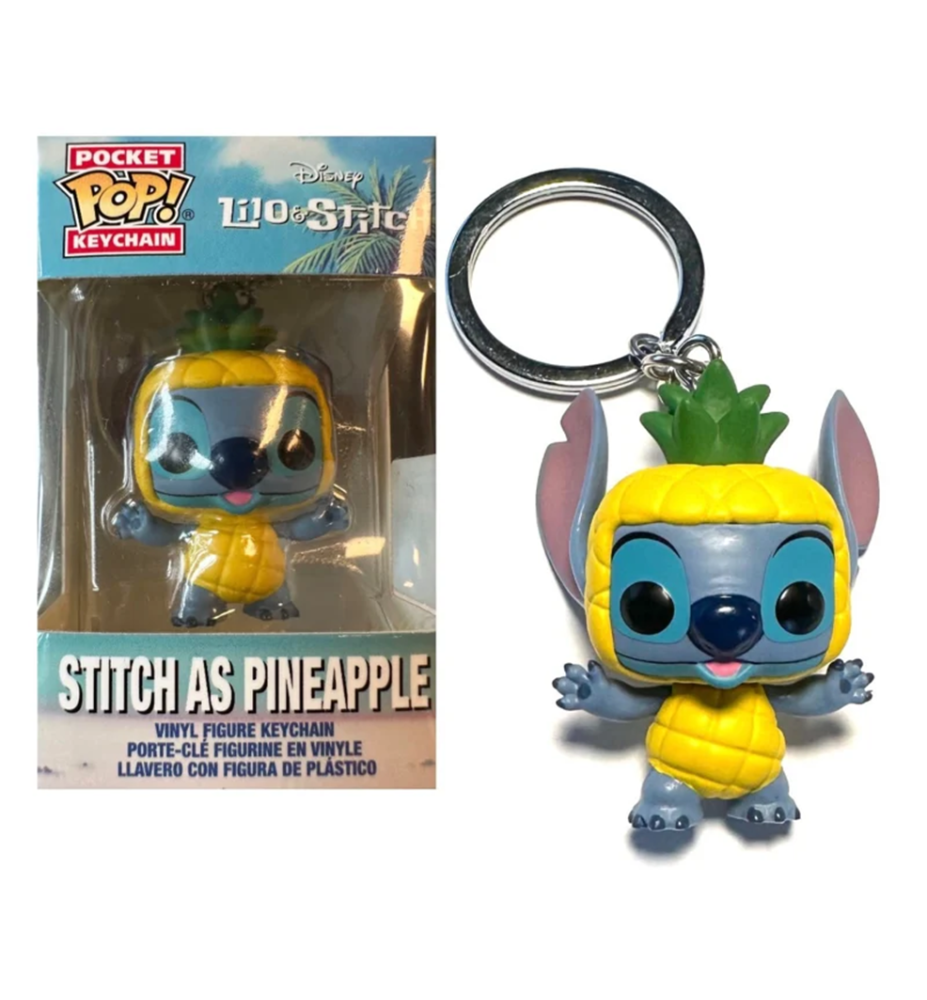 Porte clés Stitch Ananas - Lilo et Stitch