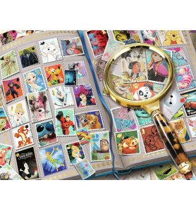 Puzzle 2000 pièces Mes Timbres préférés Disney