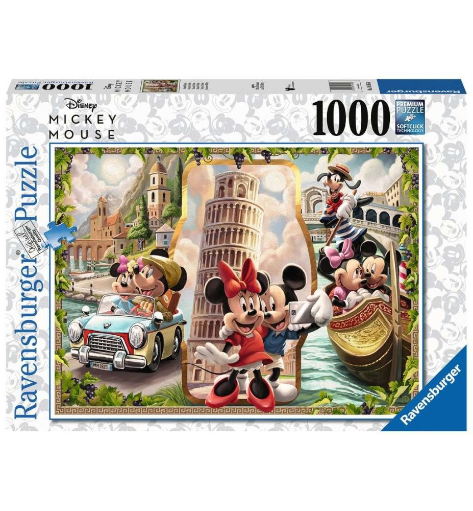 Puzzle Vacances Mickey et Minnie 1000 pièces