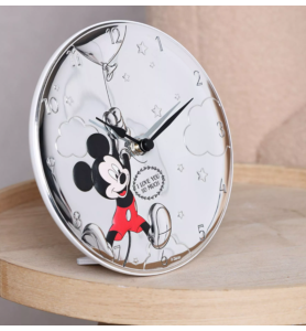 Horloge Mickey argenté - Disney Home