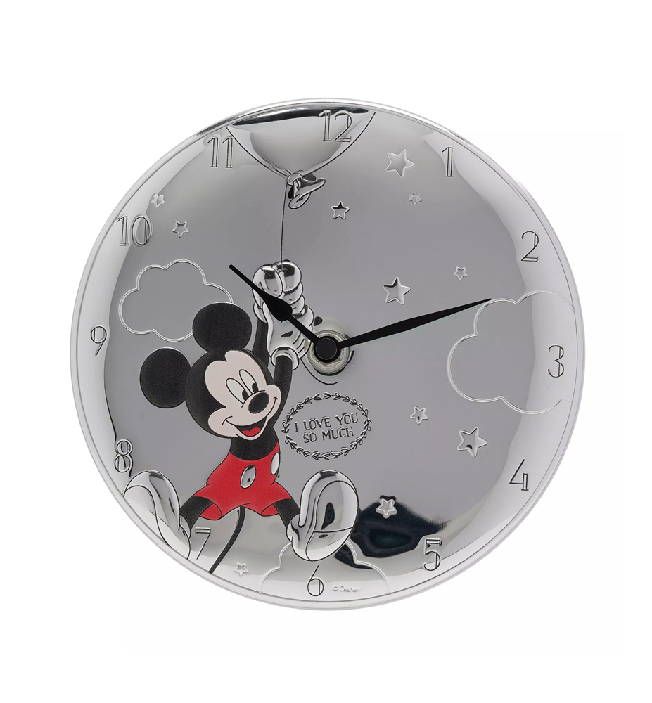 Horloge Mickey argenté - Disney Home