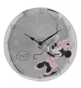 Horloge Minnie argentée - Disney Home