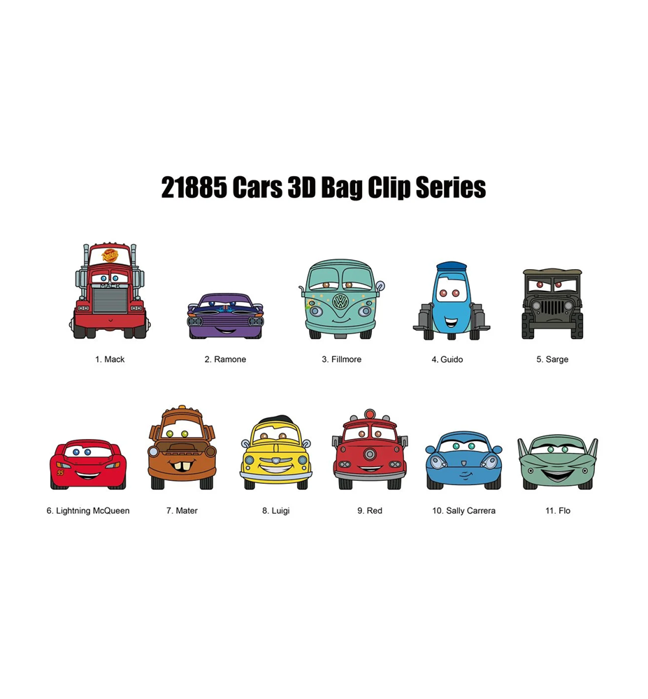 Porte clés Mystère Cars 3D - Disney