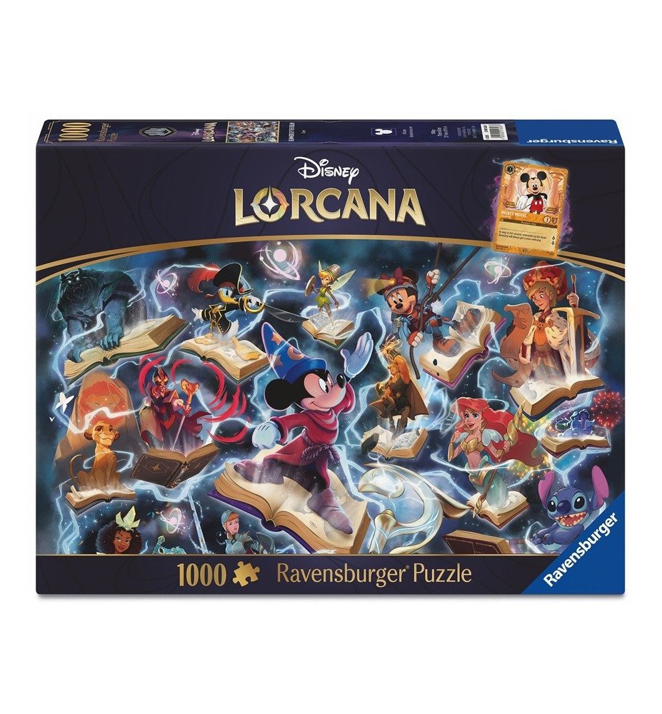 Puzzle Disney 1000 Pièces Acier Lorcana - Loungefly