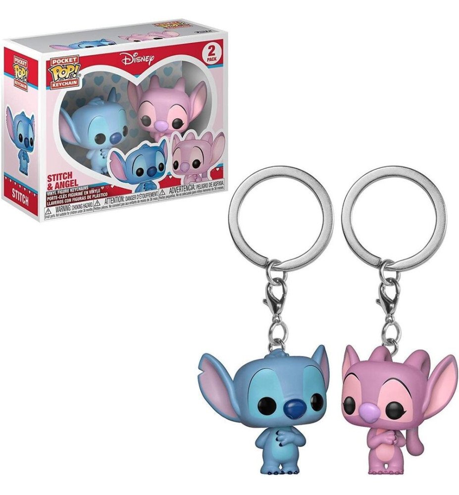 Porte clés Pop Angel et Stitch - Lilo et Stitch