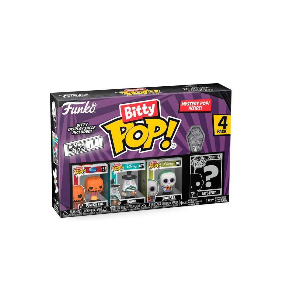 Bitty Pop L'étrange noël de Mr Jack (Jack,Mayor,Barrel + mystère))