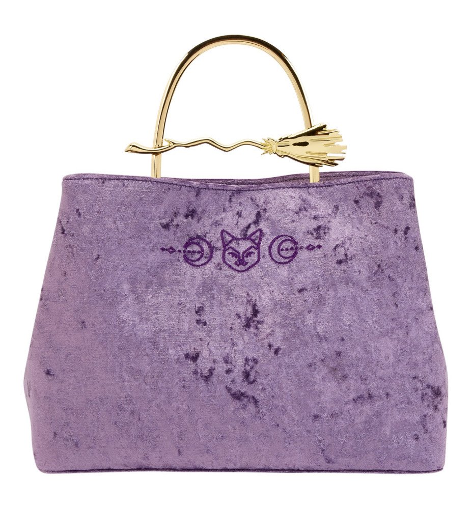 Sac à main Hocus Pocus velvet broom - Loungefly