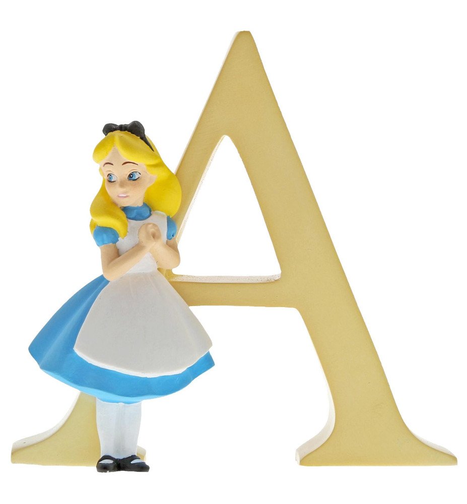 "A" - Alice In Wonderland Disney Enchanting