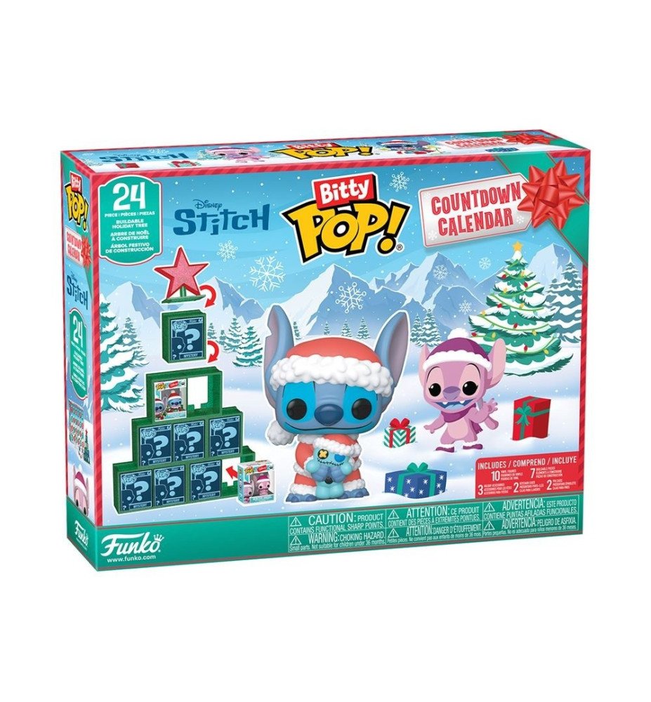 Calendrier de l'avent Bitty Pop Stitch Holliday 2025 - Lilo et Stitch