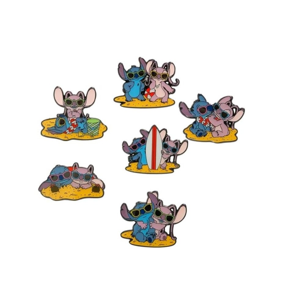 Pin's Mystère Stitch And Angel Beach Scene- Loungefly