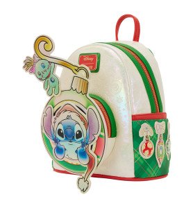 Sac à Dos Stitch & Souillon Iridescent Holiday Ornament - Loungefly
