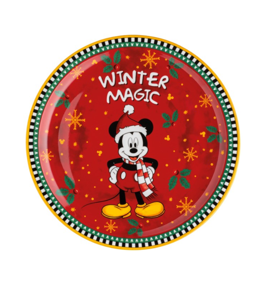 Plat Assiette Mickey Mouse - Winter Magic
