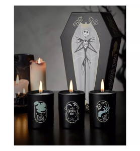 Coffret de 3 bougies parfumées L'étrange Noël de Mr Jack - Eternally Yours