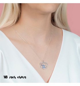Collier Stitch en cœur - Lilo et Stitch