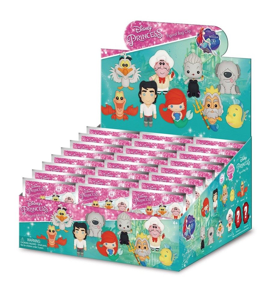 Porte clés mystères Ariel et ses amis - La petite sirène