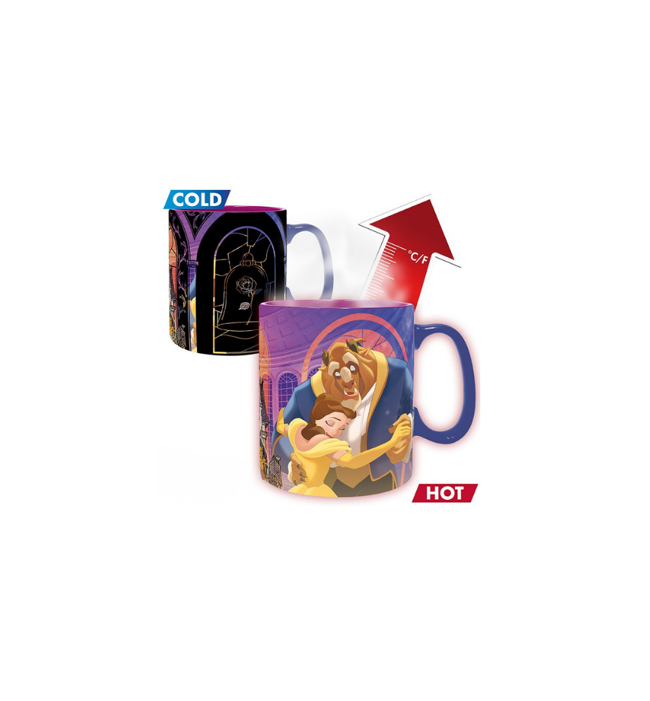 Mug Thermo réactif La Belle et la Bête