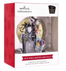 Ornement Jack et Sally sur la lune L'étrange Noël de Mr Jack - Disney Hallmark