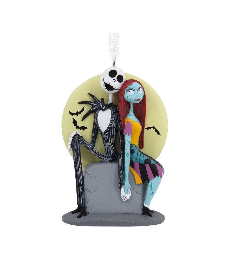 Ornement Jack et Sally sur la lune L'étrange Noël de Mr Jack - Disney Hallmark