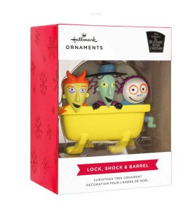 Ornement Lock ,Shock et Barel L'étrange Noël de Mr Jack - Disney Hallmark