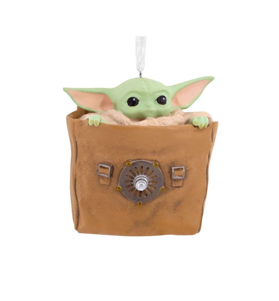 Ornement Grogu dans son sac - Disney Hallmark