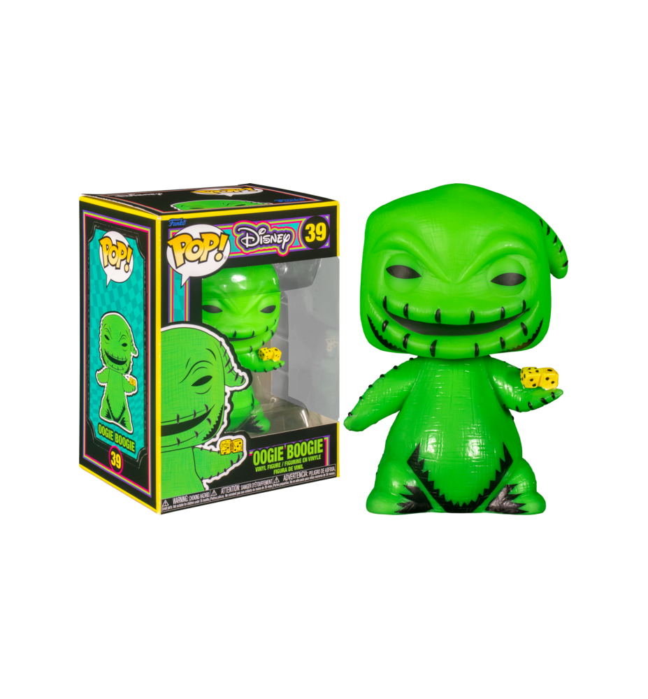 Pop 39 Oogie Boogie Blacklight - L'étrange noël de Mr Jack