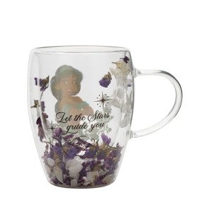 Tasse en verre Jasmine - Disney Pastel Princess Floral