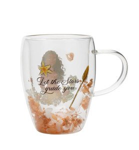 Tasse en verre Vaiana - Disney Pastel Princess Floral