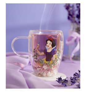 Tasse en verre Blanche Neige - Disney Pastel Princess Floral