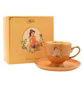 Tasse et sous tasse Belle - Disney pastel Princess