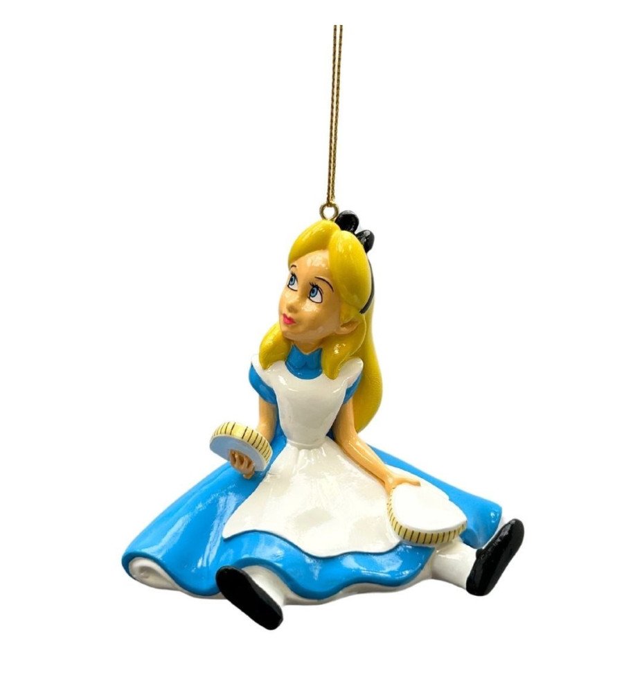 Ornement Alice assise - Alice aux pays des merveilles