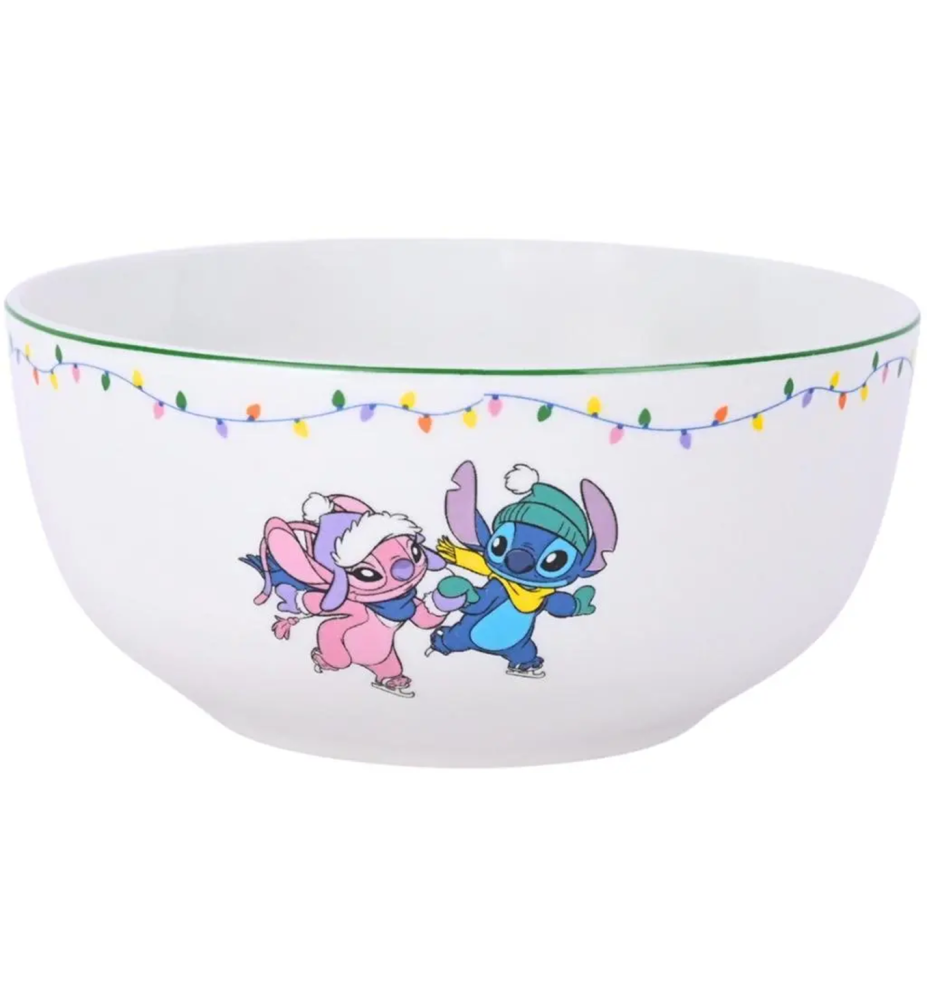 Bol Stitch et Ange à la patinoire - Christmas Time