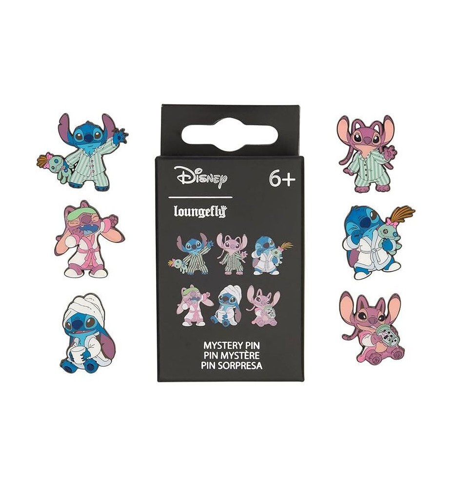 Pin's Mystère Stitch et Angel Pyjama party  - Loungefly