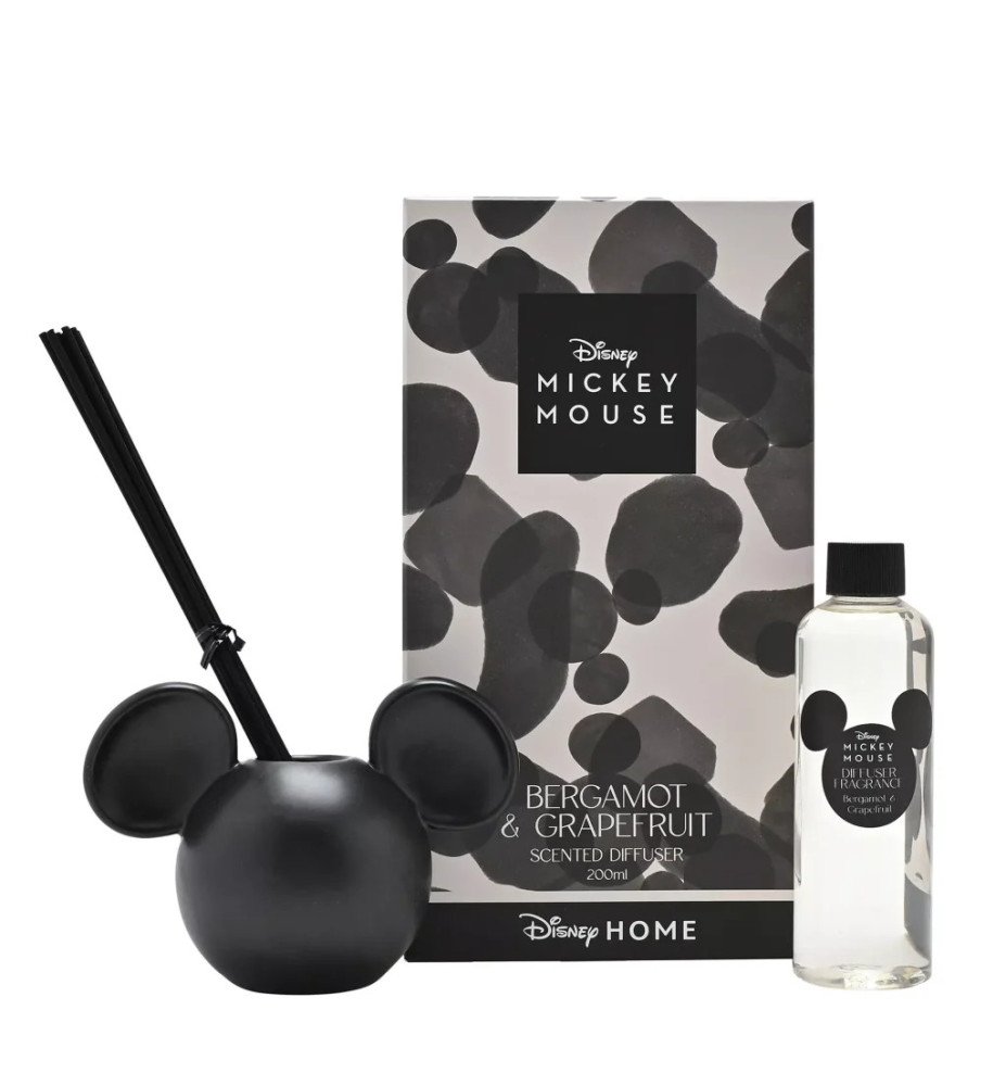 Diffuseur de parfum Mickey noir - Parfum Bergamote et Pamplemousse