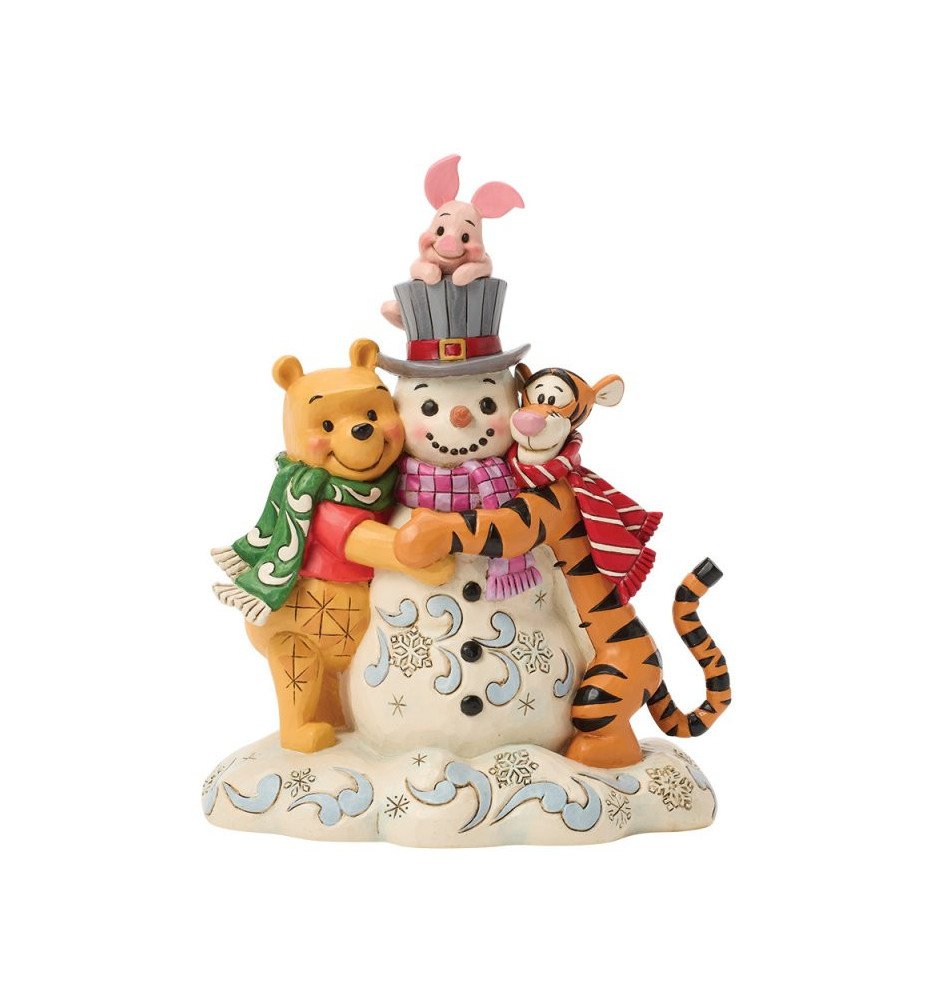 Figurine Winnie, Tigrou et Porcinet Noël - Disney Traditions