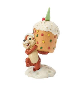Figurine Tic et Tac gâteau de noël  - Disney Traditions