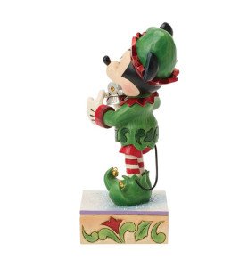 Figurine Mickey Elf avec son train - Disney Traditions