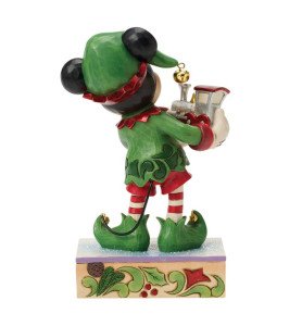 Figurine Mickey Elf avec son train - Disney Traditions