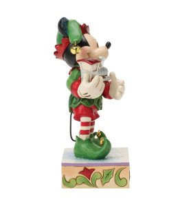 Figurine Mickey Elf avec son train - Disney Traditions