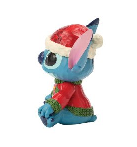 Figurine Stitch avec son sweat de Noël + led  - Disney Traditions