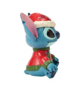 Figurine Stitch avec son sweat de Noël + led  - Disney Traditions