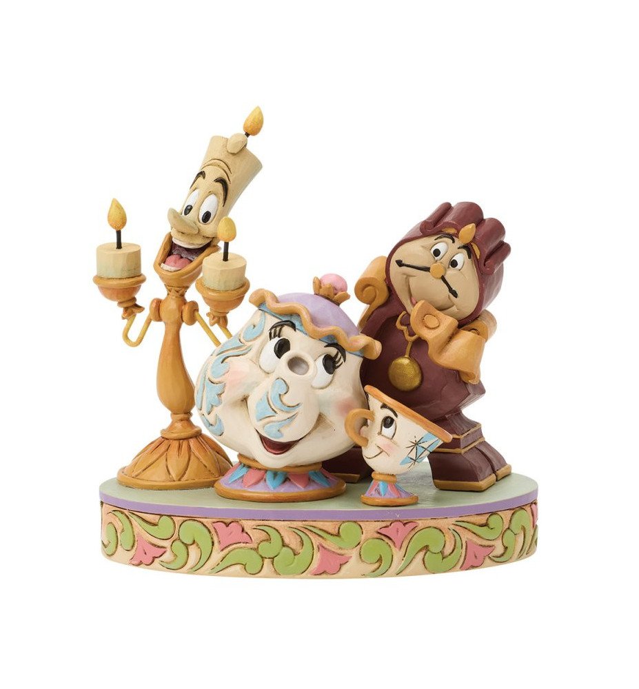 Figurine Lumière, Big Ben ,Miss samovar et zip - Disney Traditions