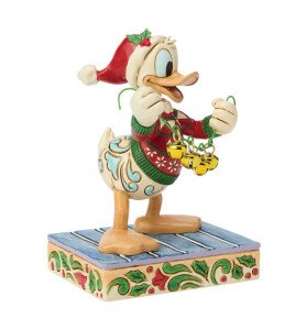 Figurine Donald avec clochette de noël - Disney Traditions