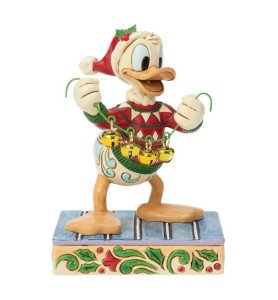 Figurine Donald avec clochette de noël - Disney Traditions