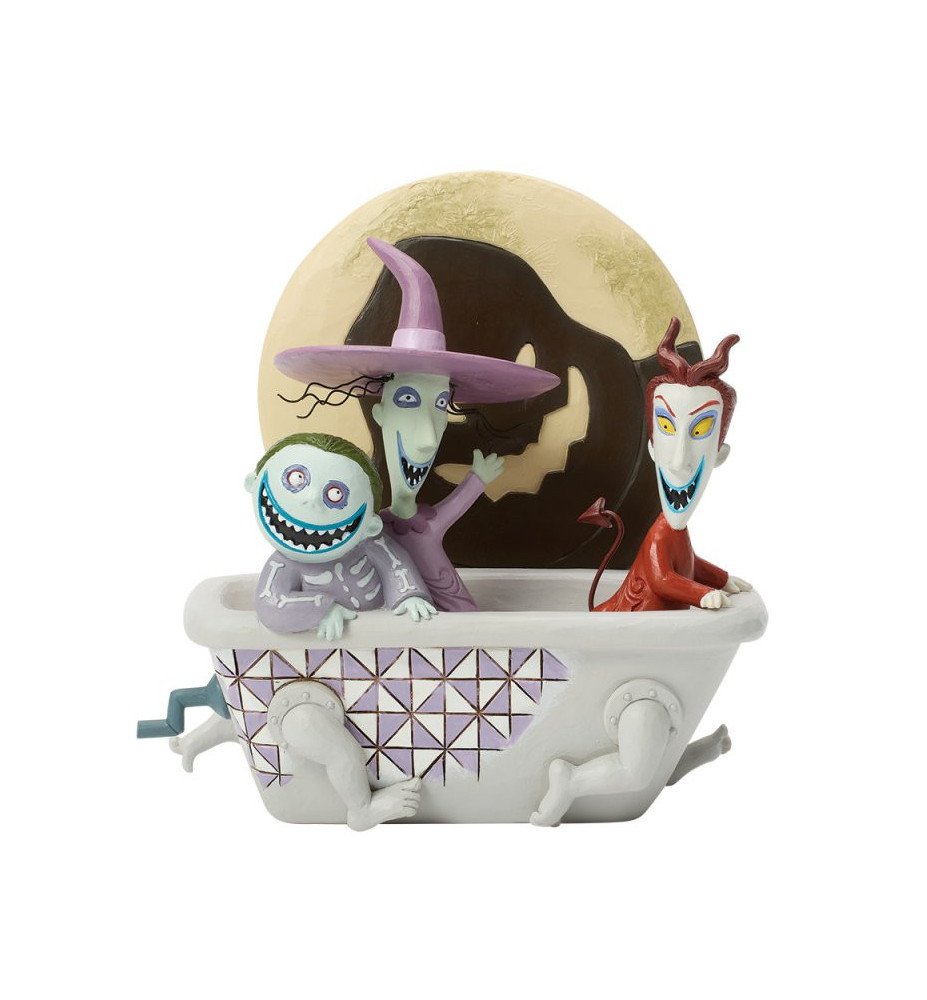 Figurine Lock, Shock and Barrel with Oogie - Disney Traditions