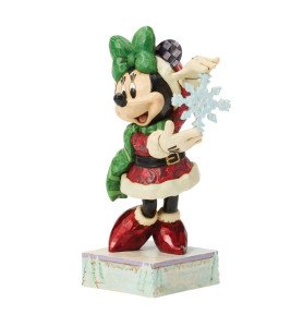 Figurine minnie et le flocon de neige - Disney Traditions