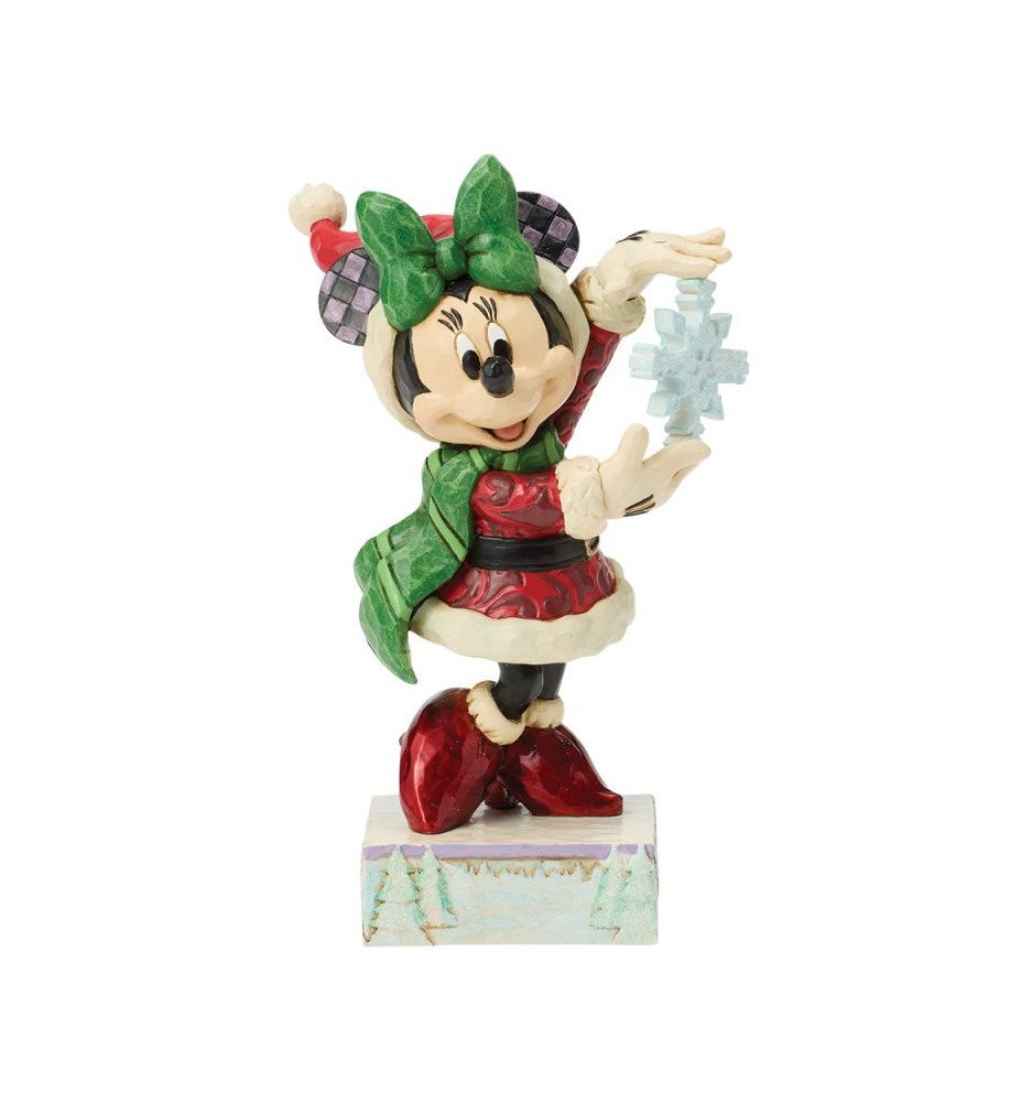 Figurine minnie et le flocon de neige - Disney Traditions