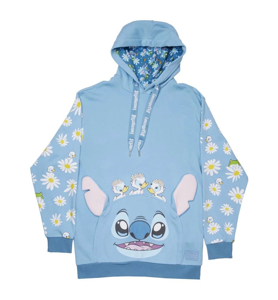 Sweat Hoodies Unisexe Lilo et Stitch Springtime - Loungefly