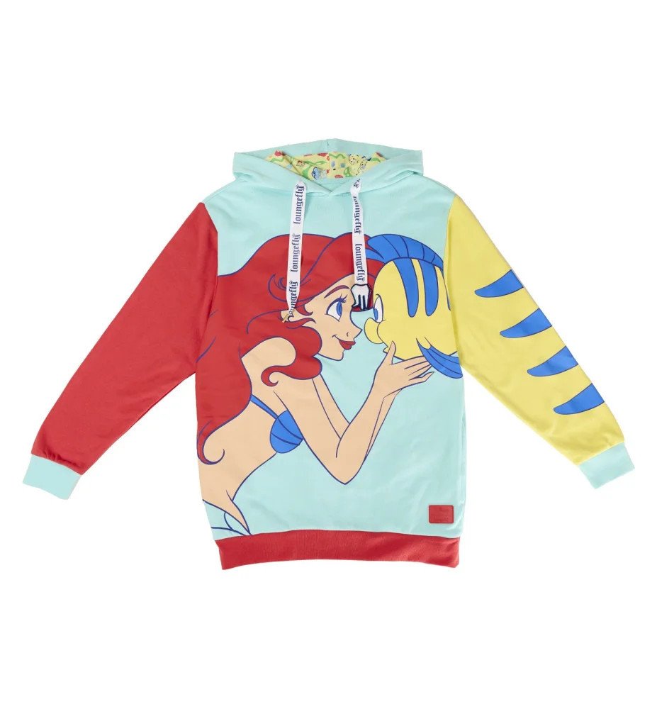 Sweat Hoodies Unisexe Ariel La petite sirène 35 ans - Loungefly