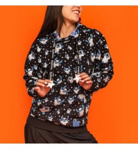 Sweat Hoodies Unisexe Stitch Ghost - Loungefly